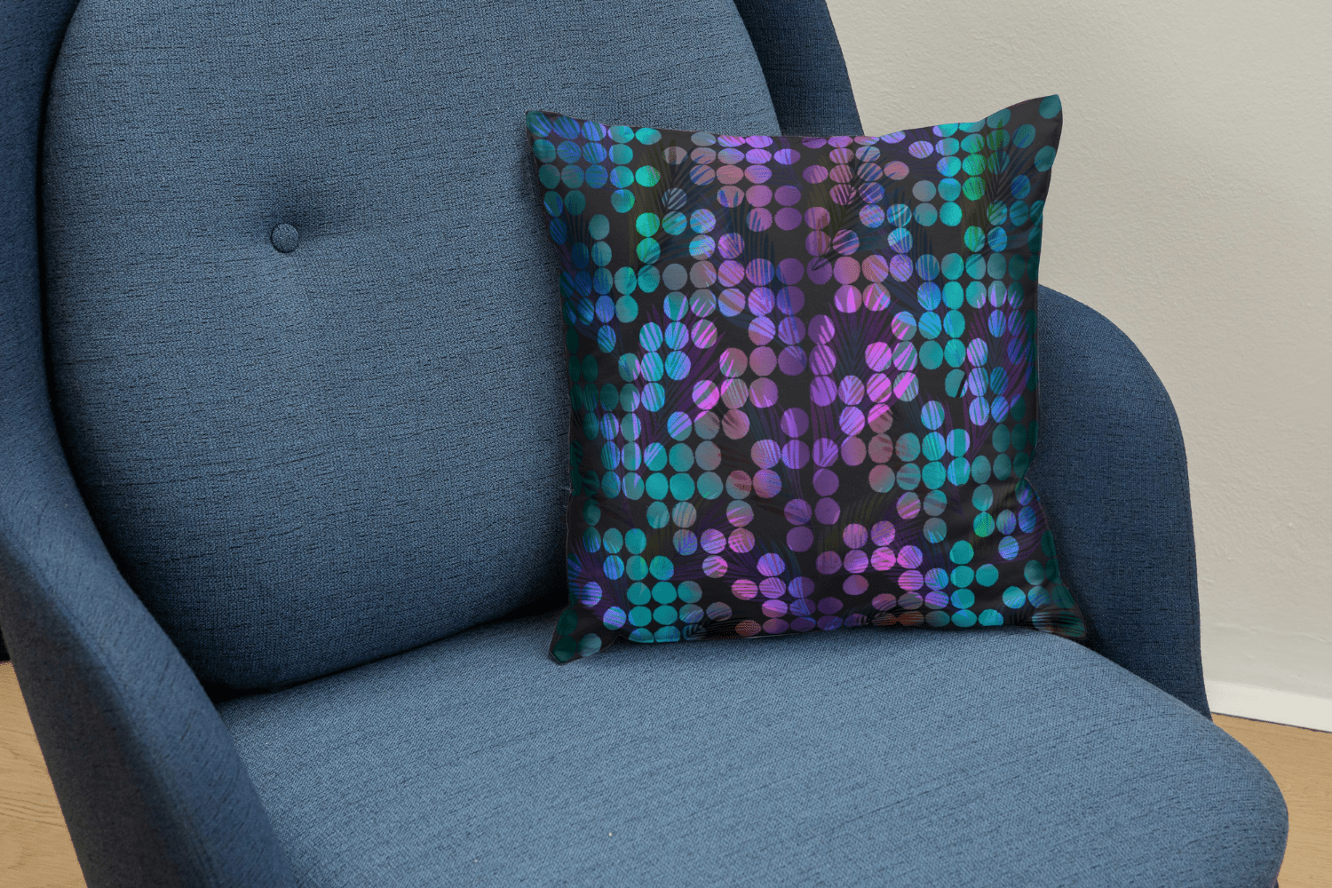 Kissen "Everblue Dots" - Evermarque