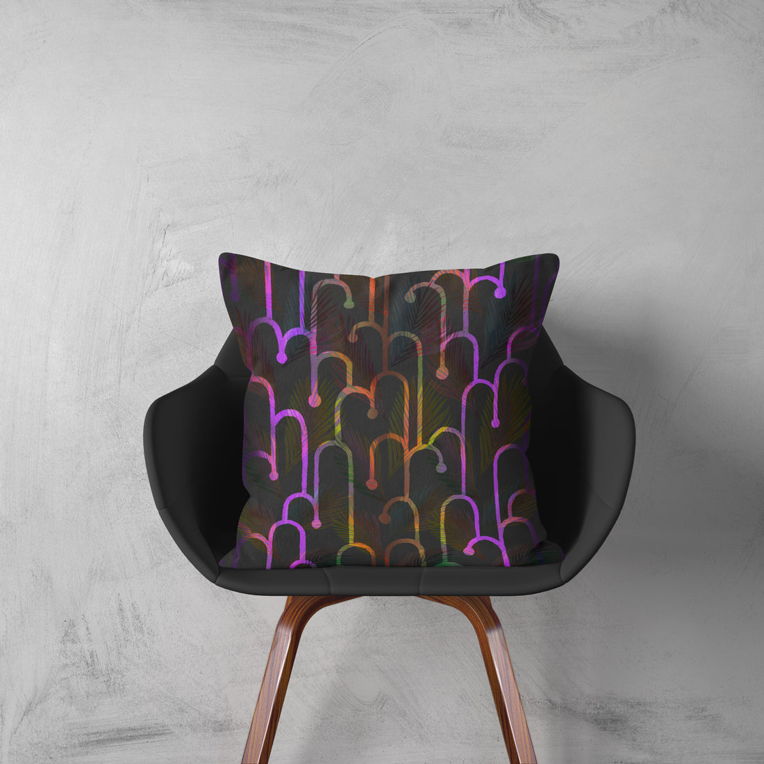 Kissen "Everviolet Arcs"