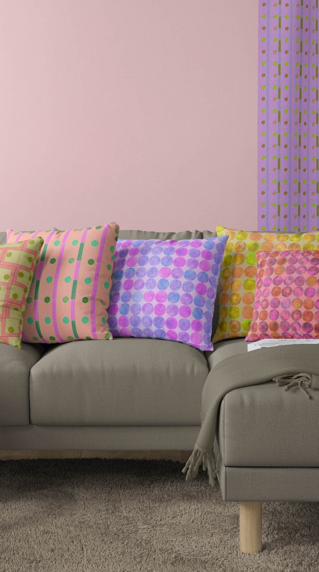 Kissen &quot;Everberry Swirl&quot;