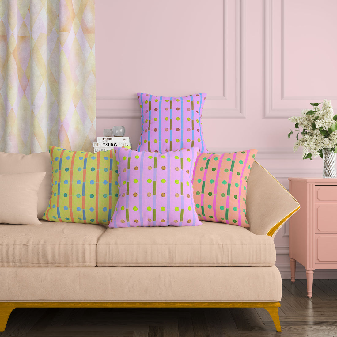 Kissen &quot;Evercoral Curve&quot;